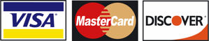 Visa MasterCard Discover cards